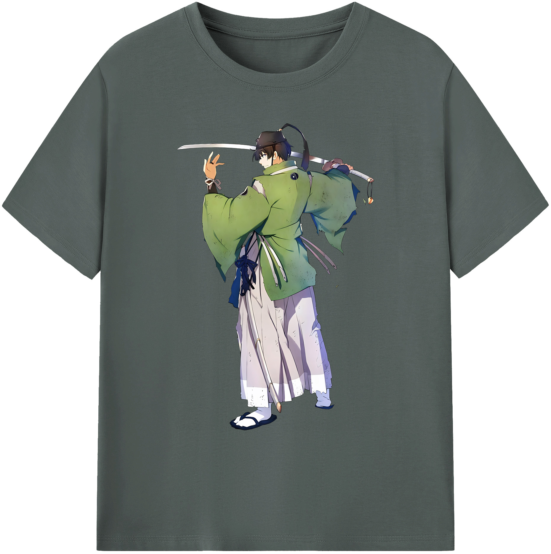 （画像用） 刀剣乱舞 Touken Ranbu 綿100％ メンズ半袖Tシャツ｜肌触りやわらか＆通気性